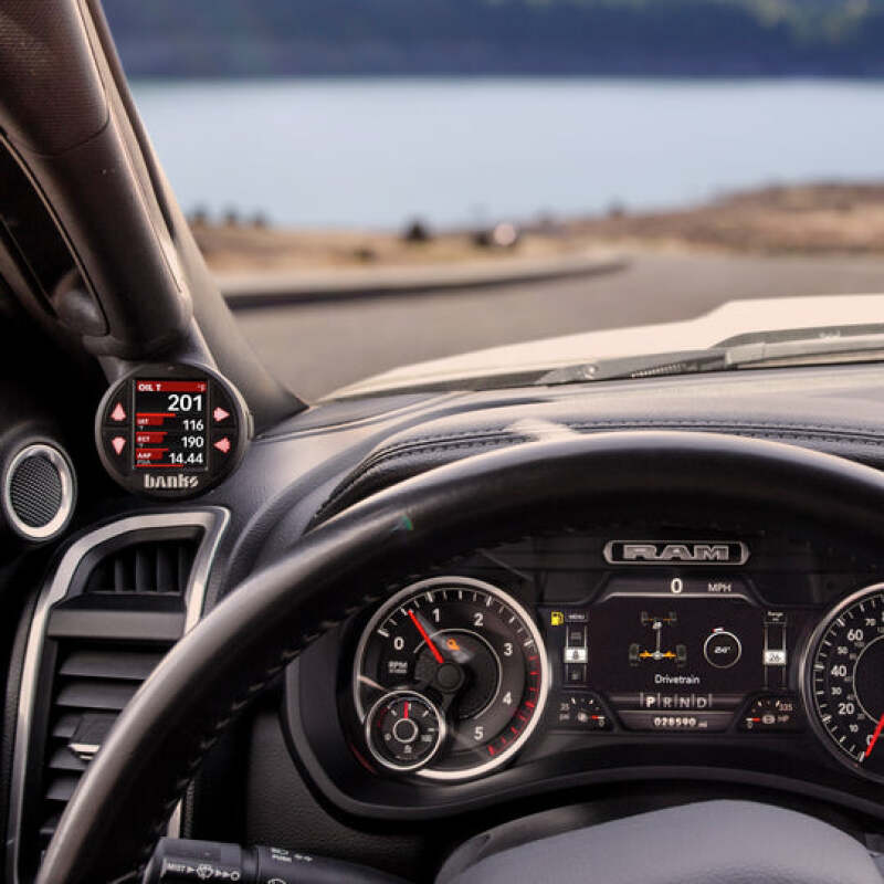 Banks Power 19-23 Dodge RAM 2500/3500 - iDash Stealth Pod Mount 52mm Banks Power Gauge Pods AXOPROS