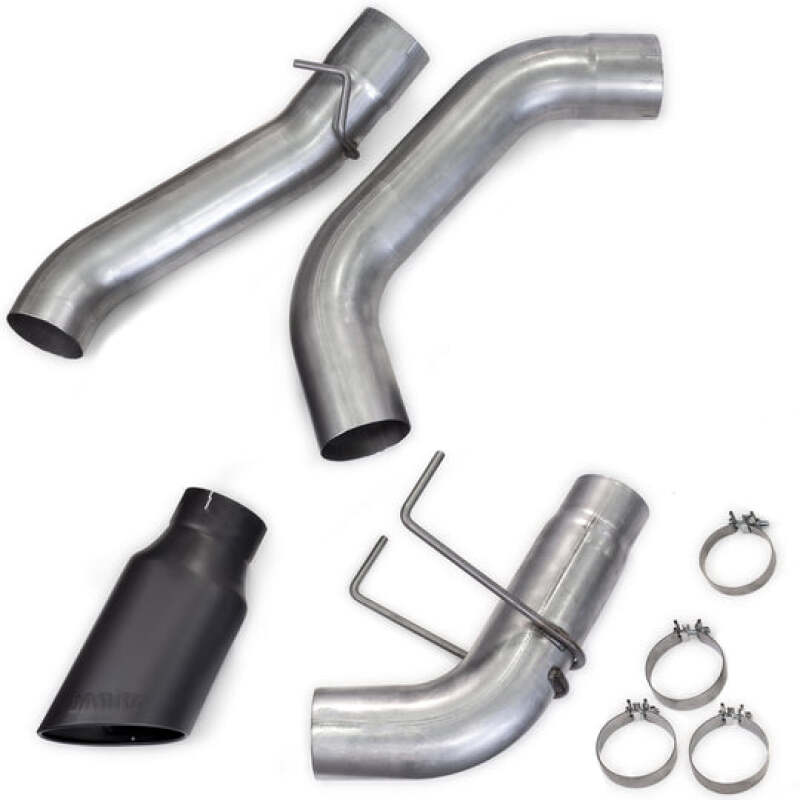 Banks Power 19-23 Dodge Ram Crew Cab 6.7L Cummins Monster Exhaust - SS Single Exhaust w/ Black Tip Banks Power Catback AXOPROS