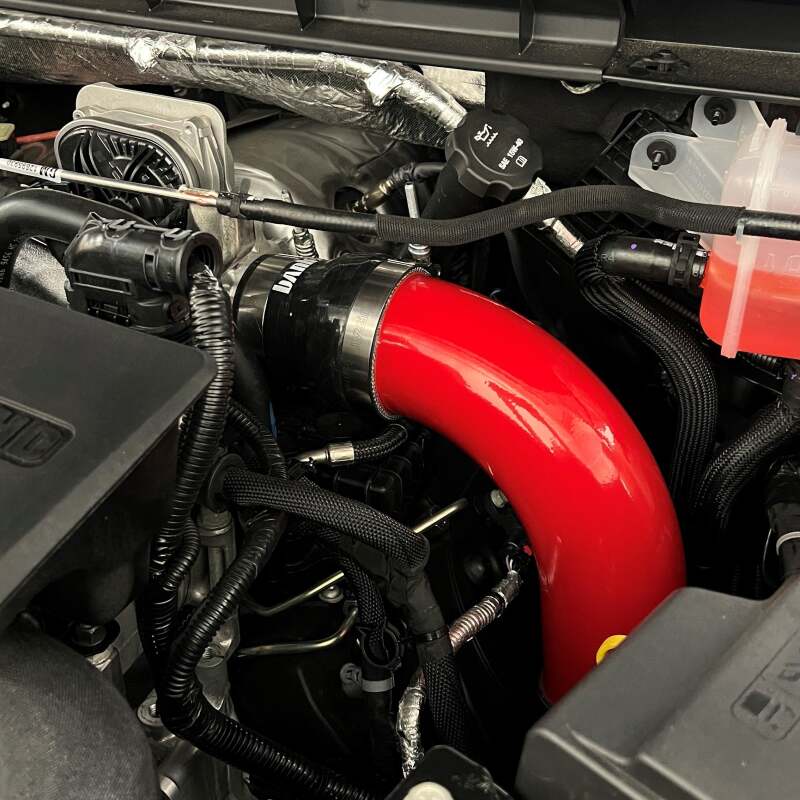 Banks Power 2020 GM 2500/3500 6.6L L5P Boost Tube Upgrade Kit - Red Banks Power Intercooler Ducting  AXOPROS