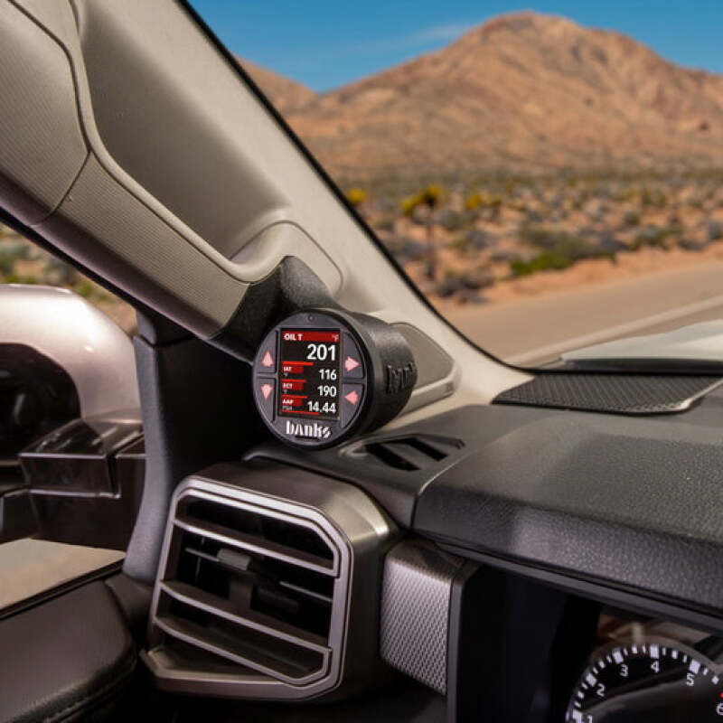 Banks 22-24 Toyota Tundra Gauge Pod Kit - Single Gauge Banks Power Performance Monitors AXOPROS