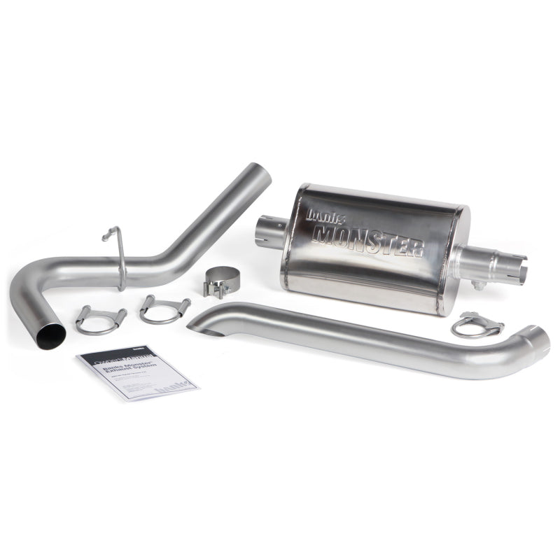 Banks Power 87-01 Jeep 4.0L Cherokee Monster Exhaust System Banks Power Catback AXOPROS