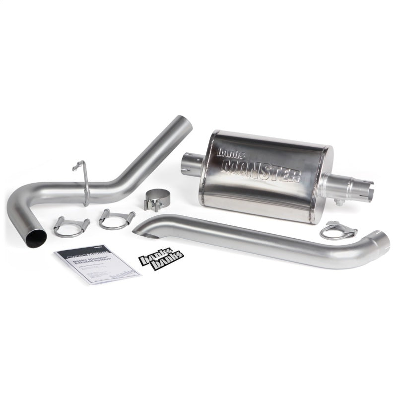 Banks Power 87-01 Jeep 4.0L Cherokee Monster Exhaust System Banks Power Catback AXOPROS