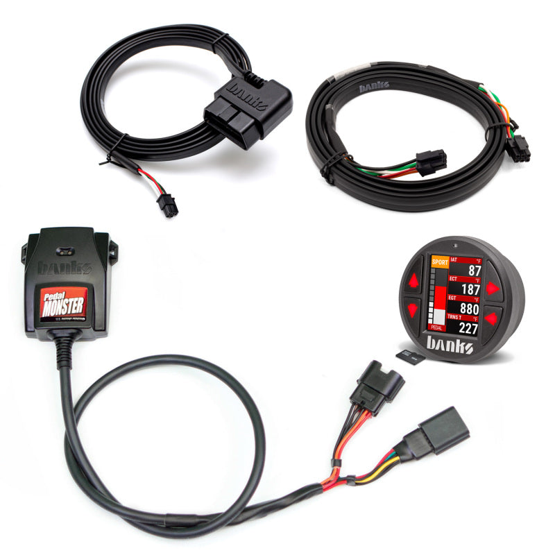 Banks Power Pedal Monster Kit Molex MX64 6 Way With iDash Data Pro - AXOPROS
