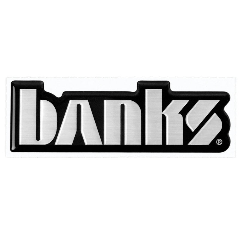 Banks Power Small Urocal Black / Silver Banks Power Stickers/Decals/Banners AXOPROS