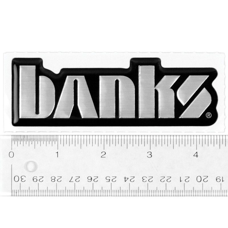 Banks Power Small Urocal Black / Silver Banks Power Stickers/Decals/Banners AXOPROS