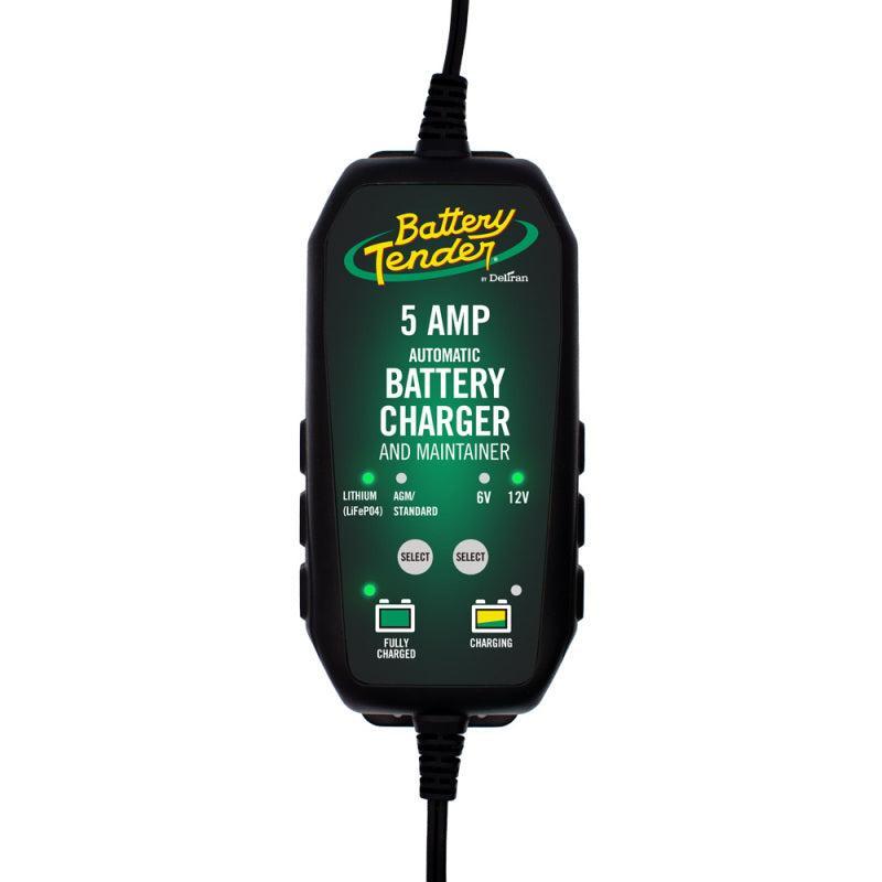 Battery Tender 12V 5AMP Lead Acid and Lithium Selectable Battery Charger Battery Tender Battery Chargers  AXOPROS