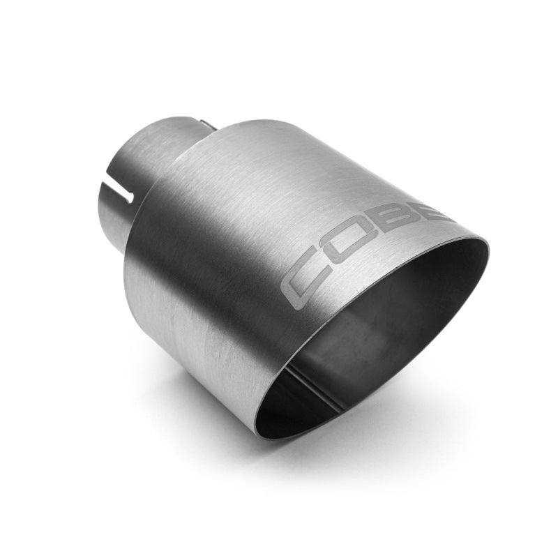 Cobb Volkswagen GTI MK7/MK7.5/MK8 Brushed Titanium Tip Kit COBB Catback AXOPROS