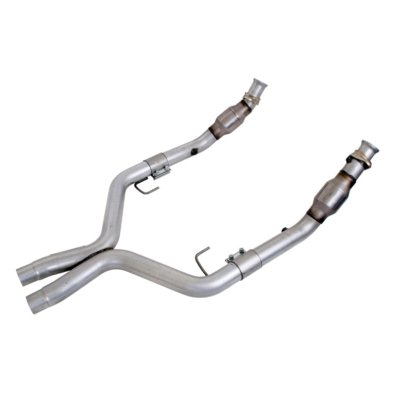 BBK 05-10 Mustang 4.6 GT High Flow X Pipe With Catalytic Converters - 2-3/4 BBK Catback AXOPROS