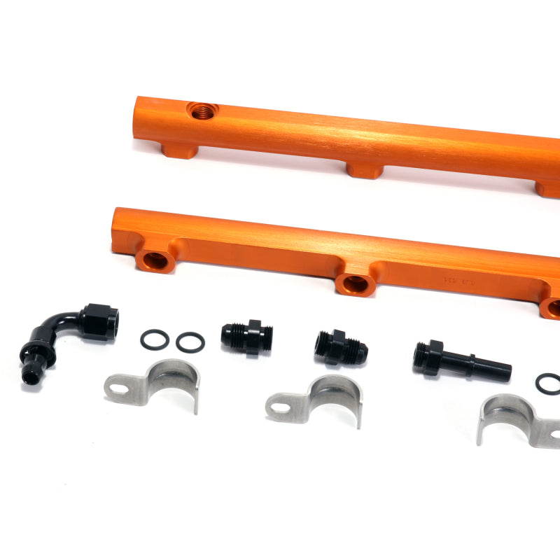 BBK 05-14 Dodge Hemi 5.7/6.1 High Flow Billet Aluminum Fuel Rail Kit (Non Trucks) BBK Fuel Rails  AXOPROS