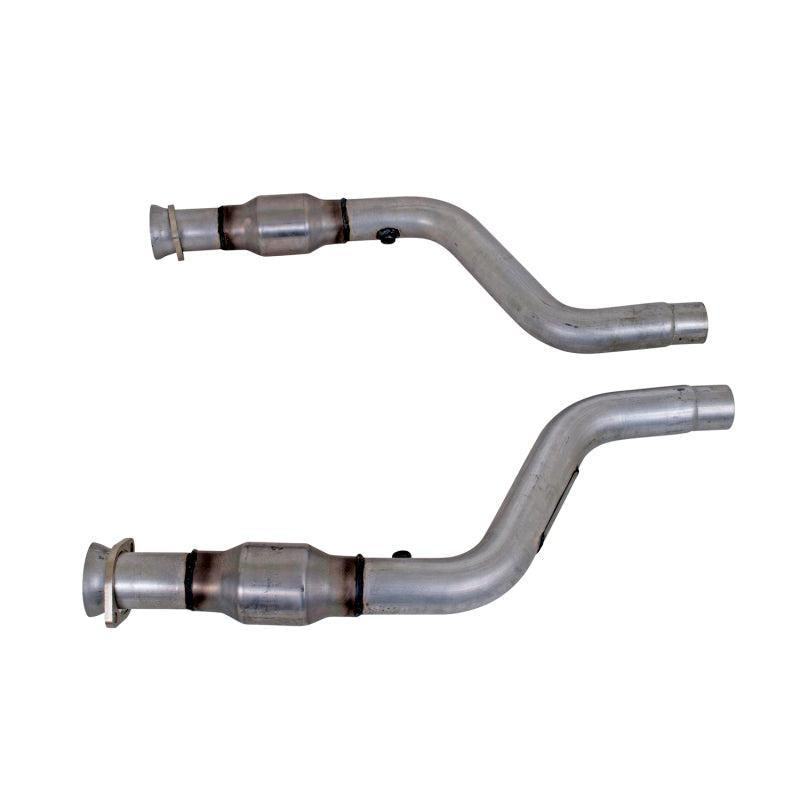 BBK 05-15 Dodge Challenger Charger Short Mid X Pipe w Catalytic Converters 2-3/4 For LT Headers BBK X Pipes AXOPROS
