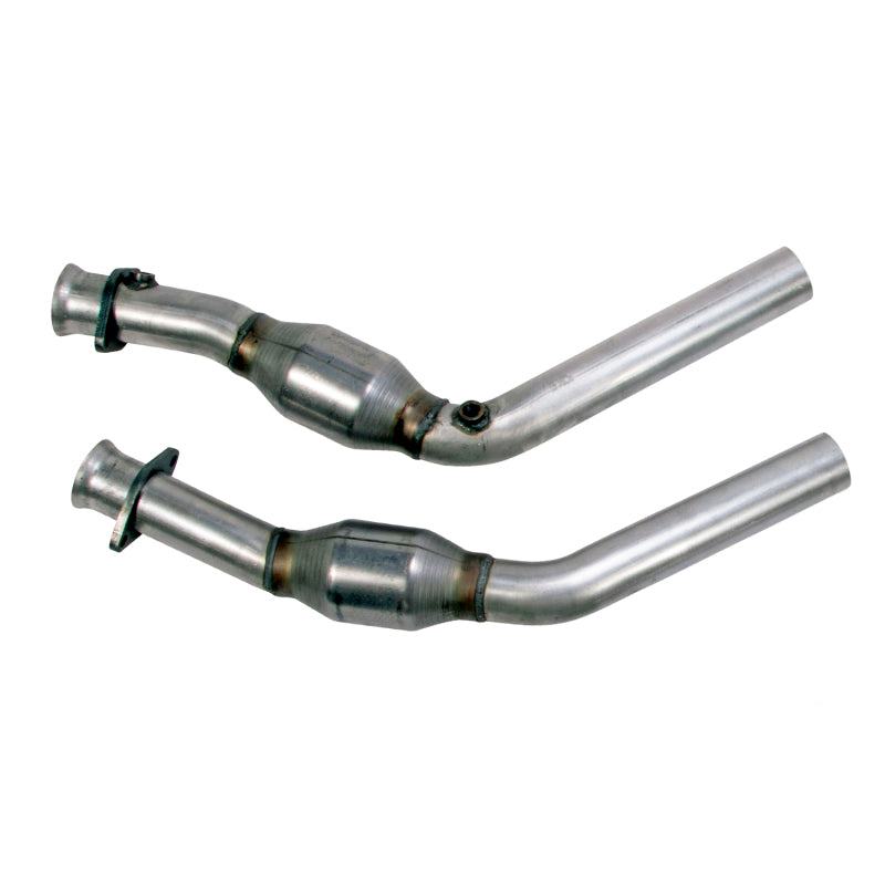 BBK 11-14 Mustang 3.7 V6 High Flow X Pipe With Catalytic Converters - 2-1/2 BBK Catback AXOPROS