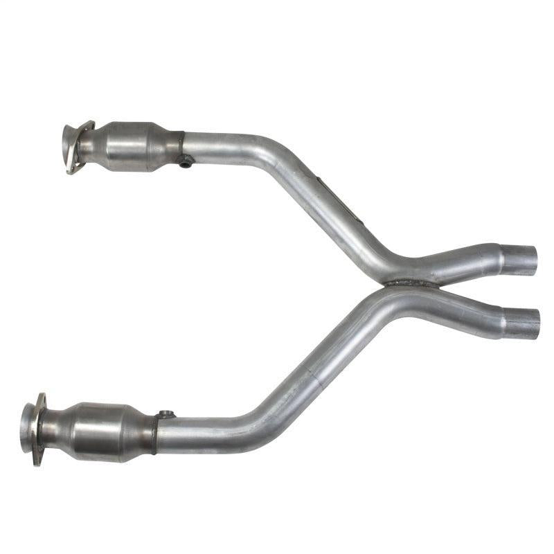 BBK 11-14 Mustang 3.7 V6 Short Mid X Pipe With Catalytic Converters 2-1/2 For BBK Long Tube Headers BBK X Pipes AXOPROS