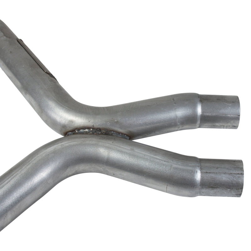 BBK 11-14 Mustang 3.7 V6 Short Mid X Pipe With Catalytic Converters 2-1/2 For BBK Long Tube Headers BBK X Pipes  AXOPROS