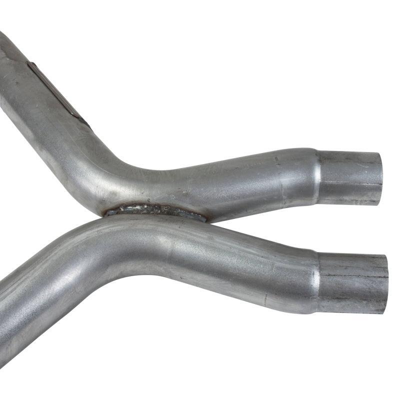 BBK 11-14 Mustang 3.7 V6 Short Mid X Pipe With Catalytic Converters 2-1/2 For BBK Long Tube Headers BBK X Pipes AXOPROS