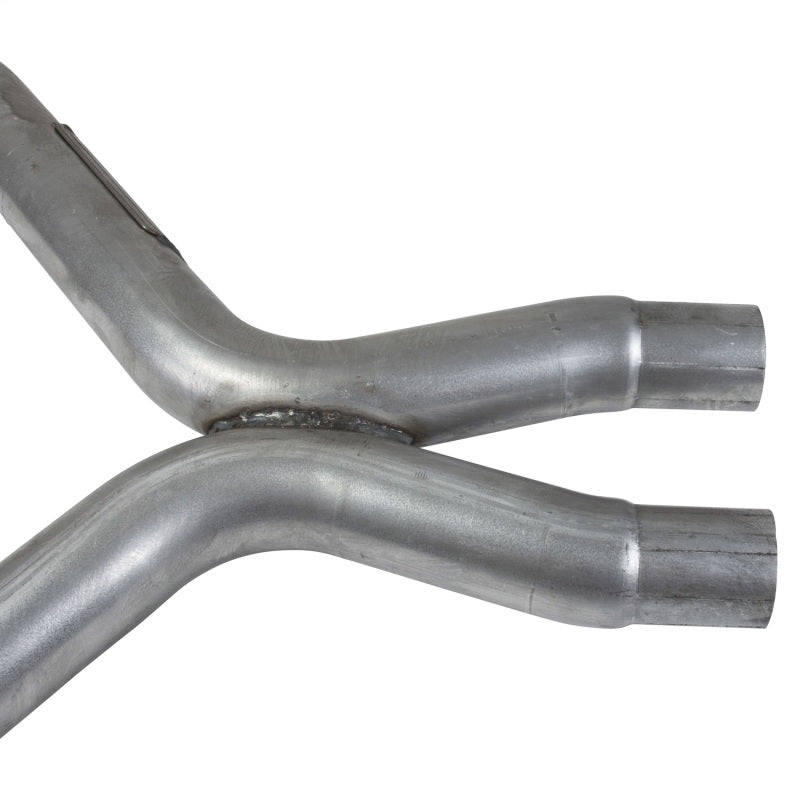 BBK 11-14 Mustang 3.7 V6 Short Mid X Pipe With Catalytic Converters 2-1/2 For BBK Long Tube Headers BBK X Pipes  AXOPROS
