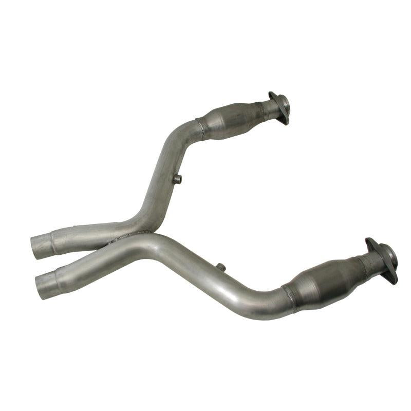 BBK 11-14 Mustang 5.0 Short Mid X Pipe With Catalytic Converters 3.0 For BBK Long Tube Headers BBK X Pipes AXOPROS