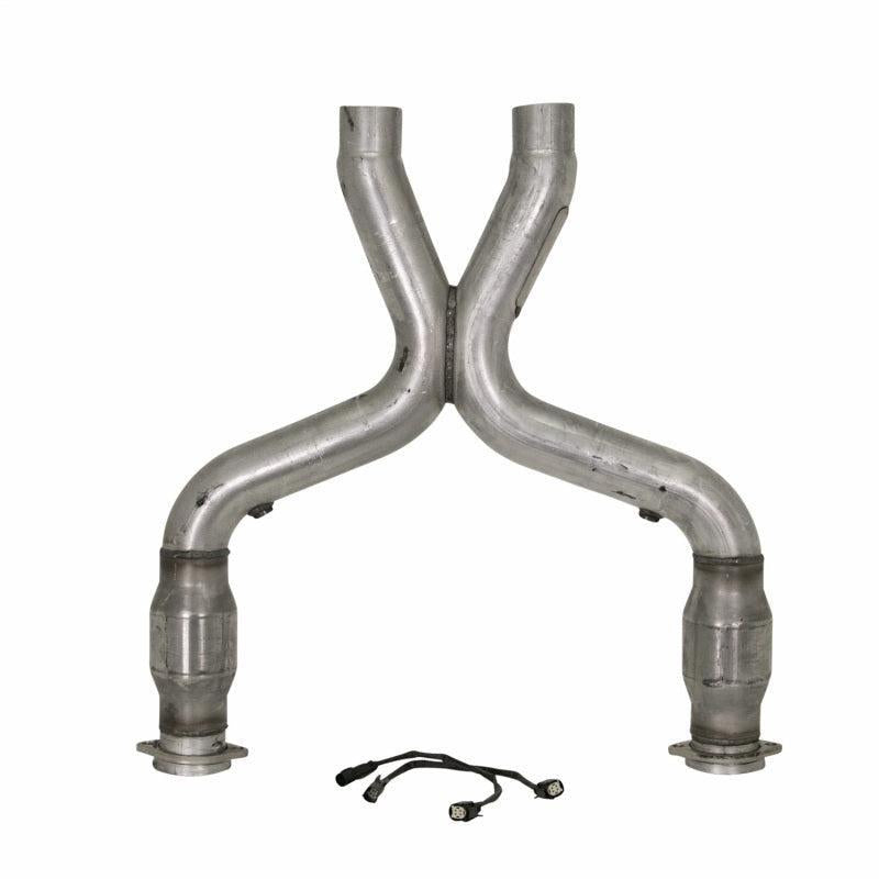 BBK 11-14 Mustang 5.0 Short Mid X Pipe With Catalytic Converters 3.0 For BBK Long Tube Headers BBK X Pipes AXOPROS