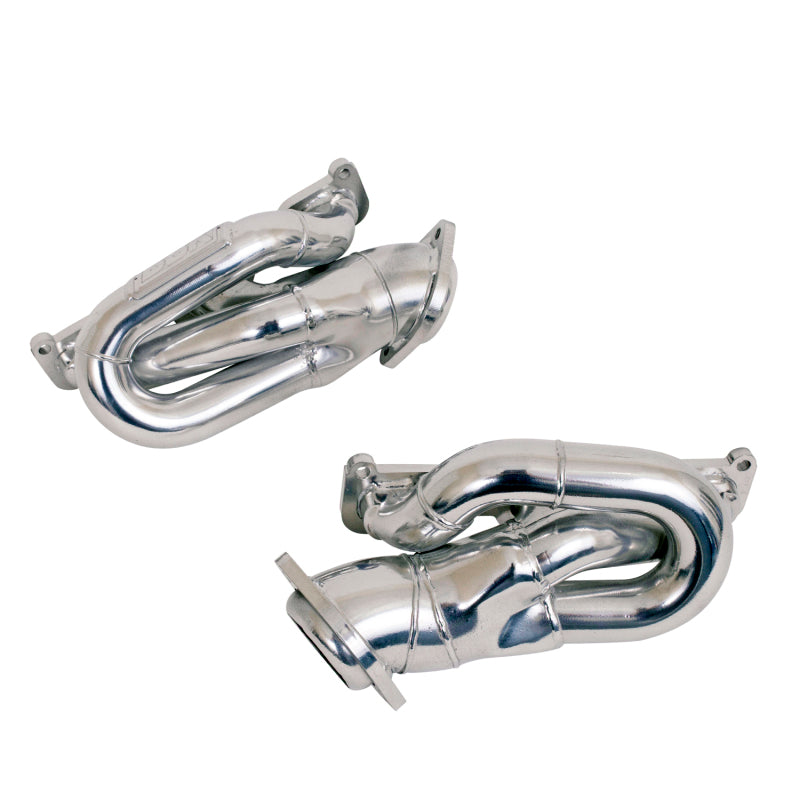 BBK 11-15 Ford Mustang 3.7L Shorty Tuned Length Headers - 1-5/8 Silver Ceramic (CARB EO 11-14 Only) BBK Headers & Manifolds AXOPROS