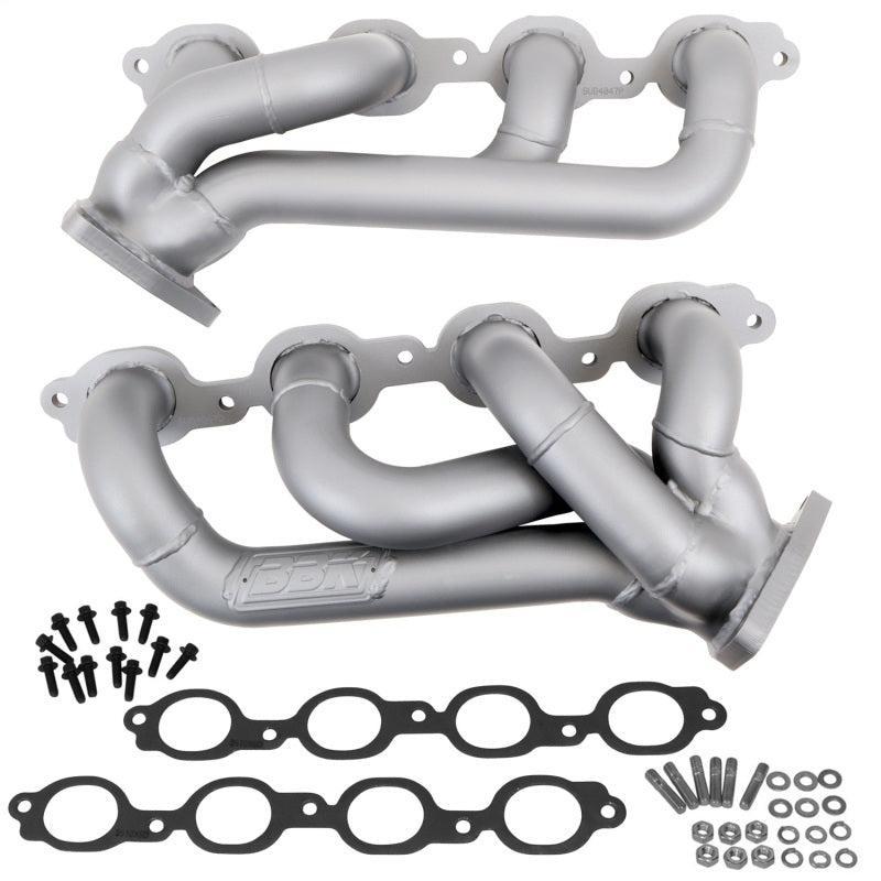 BBK 14-18 GM Truck 5.3/6.2 1 3/4in Shorty Tuned Length Headers - Titanium Ceramic BBK Headers & Manifolds AXOPROS