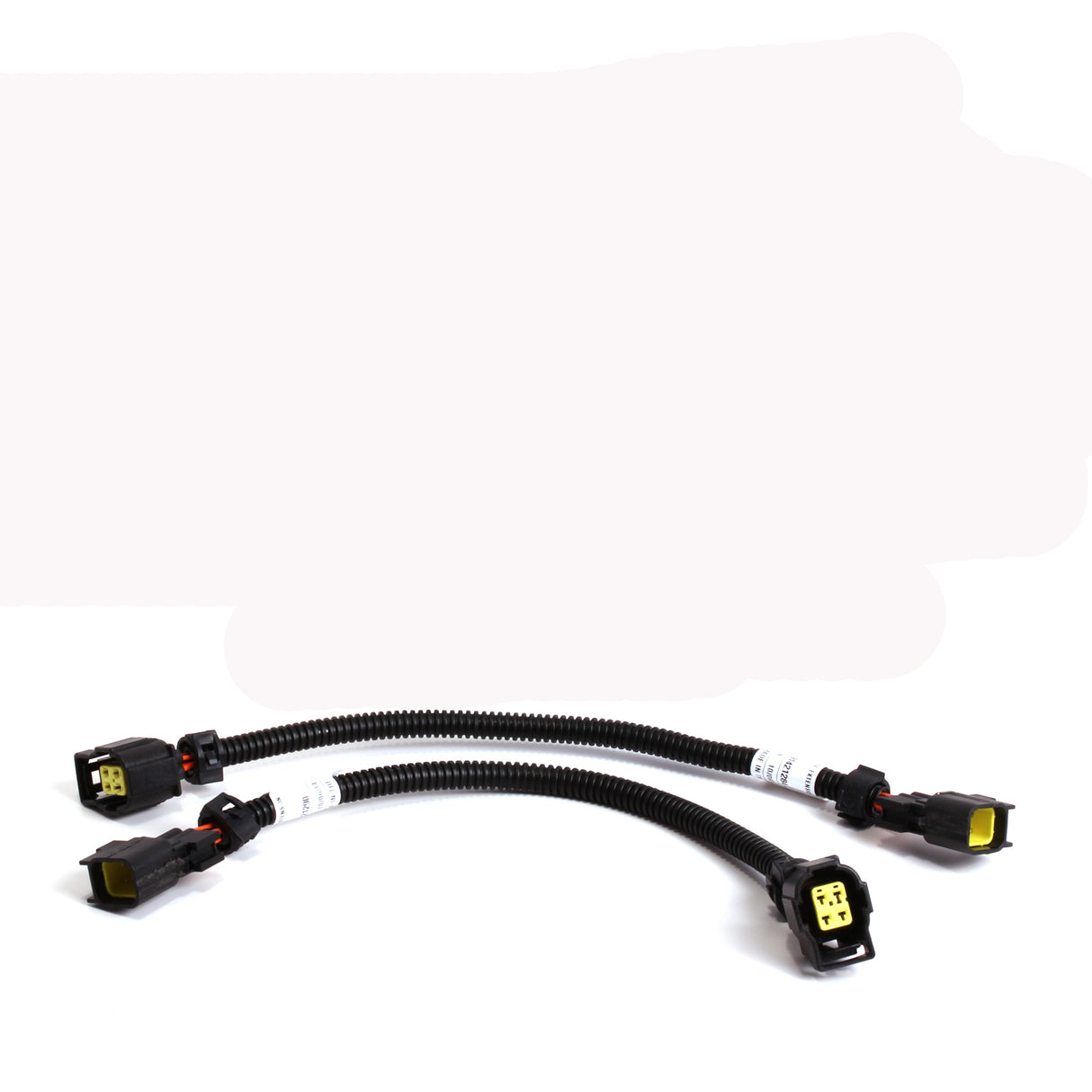 BBK 2005-2019 DODGE O2 SENSOR EXTENSIONS 4 PIN SQUARE STYLE - 12" (PAIR) BBK Performance Parts Oxygen Sensor Wiring Harness AXOPROS