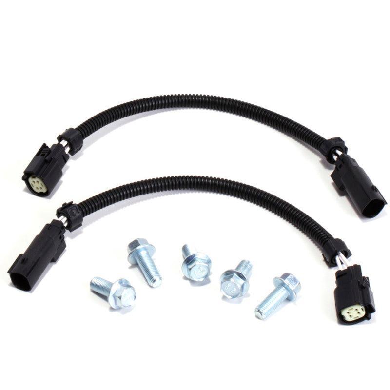 BBK 2015 Mustang GT V6 6-Pin Front O2 Sensor Wire Harness Extensions 12 (pair) And Bolt Kit BBK Gauge Components  AXOPROS