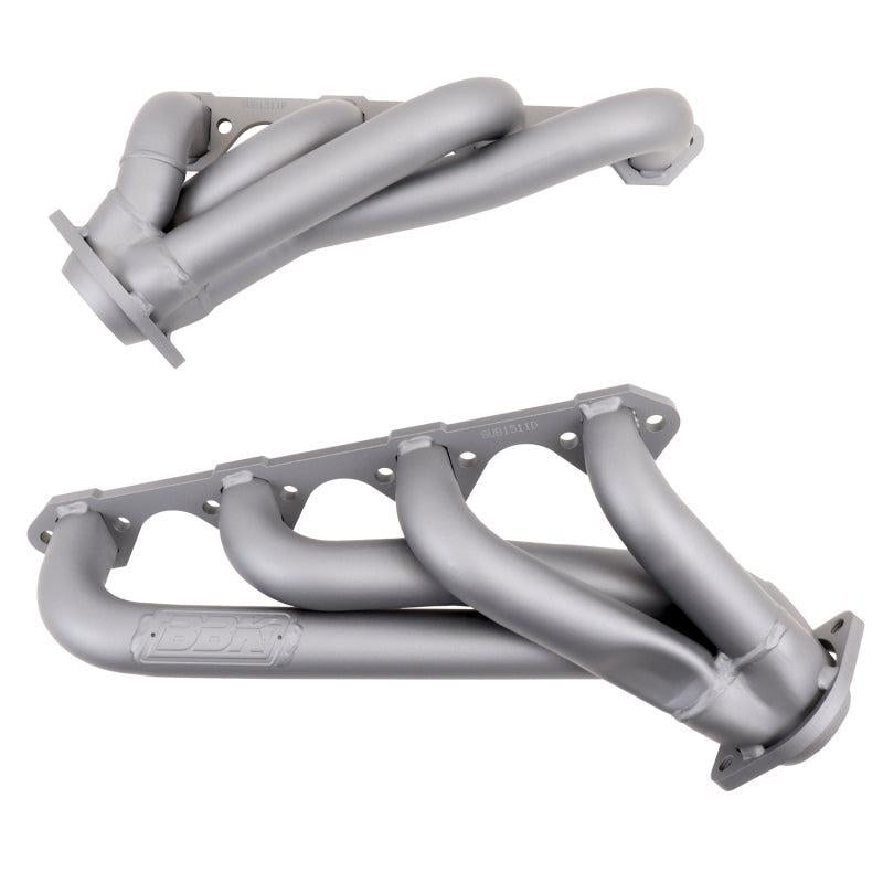 BBK 79-93 Mustang 351 Swap Shorty Unequal Length Exhaust Headers - 1-5/8 Titanium Ceramic BBK Headers & Manifolds AXOPROS