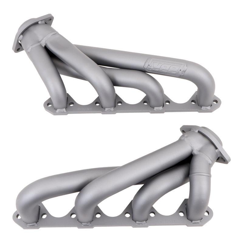 BBK 79-93 Mustang 351 Swap Shorty Unequal Length Exhaust Headers - 1-5/8 Titanium Ceramic BBK Headers & Manifolds AXOPROS