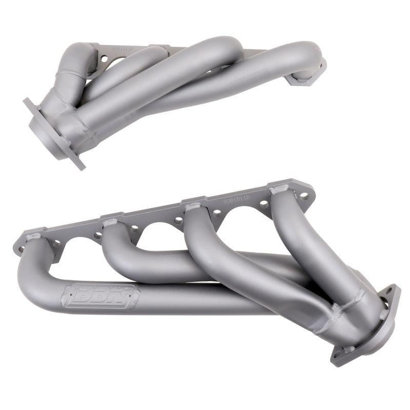 BBK 79-93 Mustang 351 Swap Shorty Unequal Length Exhaust Headers - 1-5/8 Titanium Ceramic BBK Headers & Manifolds AXOPROS