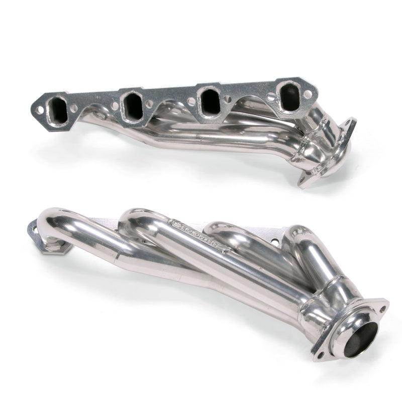 BBK 79-93 Mustang 5.0 Shorty Unequal Length Exhaust Headers - 1-5/8 Silver Ceramic BBK Headers & Manifolds AXOPROS