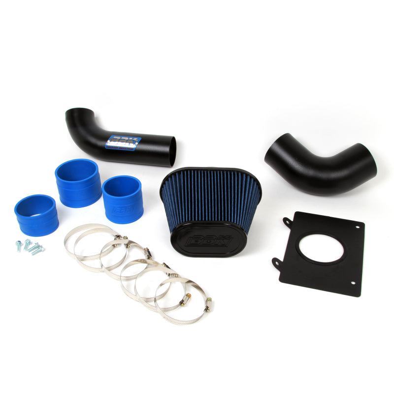 BBK 86-93 Mustang 5.0 Cold Air Intake Kit - Fenderwell Style - Blackout Finish BBK Cold Air Intakes AXOPROS