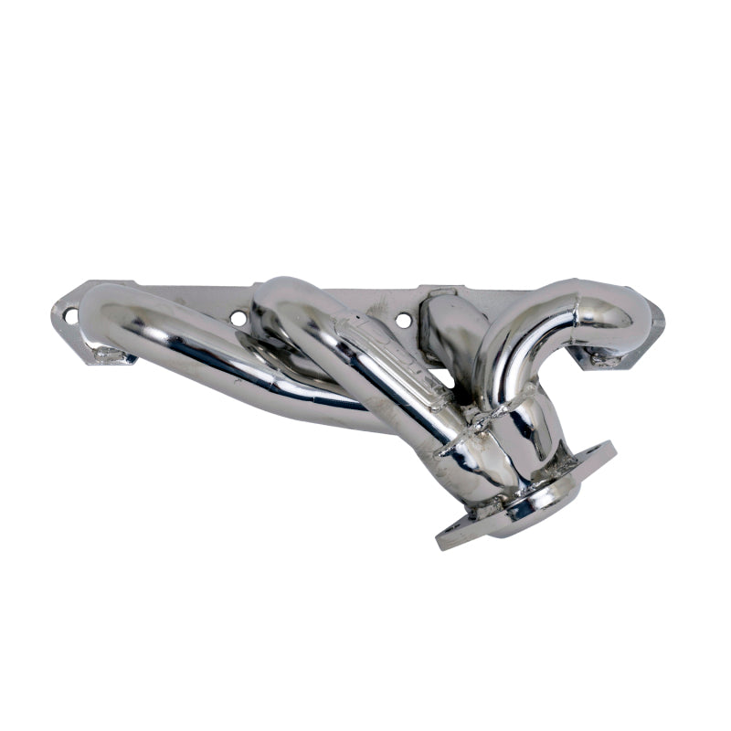 BBK 87-95 Ford F150 Truck 5.0 302 Shorty Unequal Length Exhaust Headers - 1-5/8 Silver Ceramic - AXOPROS