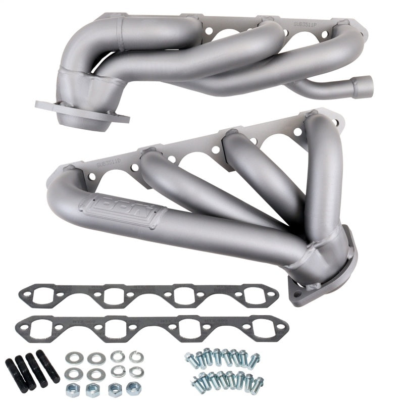 BBK 87-95 Ford F150 Truck 5.8 351 Shorty Unequal Length Exhaust Headers - 1-5/8 Titanium Ceramic BBK Headers & Manifolds AXOPROS