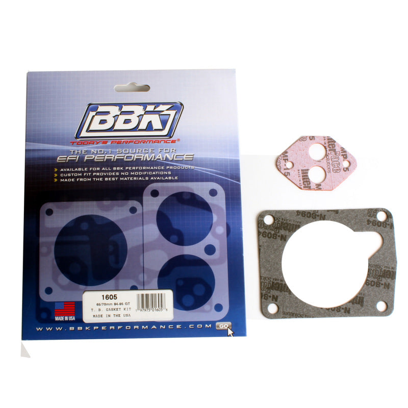 BBK 94-95 Mustang 5.0 65 70mm Throttle Body Gasket Kit BBK Air Intake Components AXOPROS