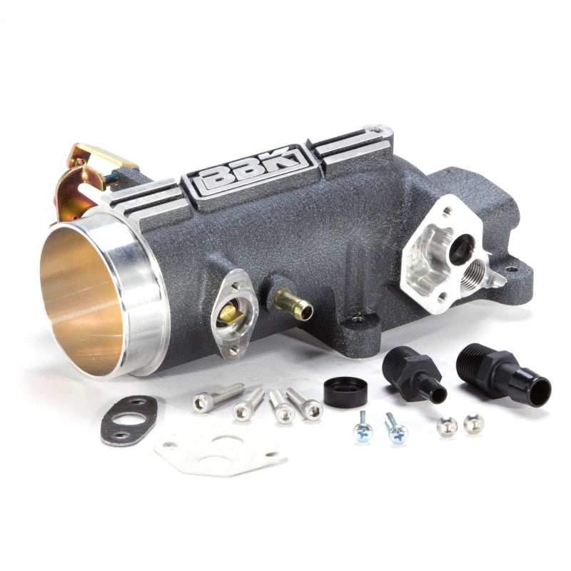 BBK 96-04 Mustang 4.6 GT 78mm Throttle Intake BBK Power Plus Series - Charcoal BBK Throttle Bodies AXOPROS