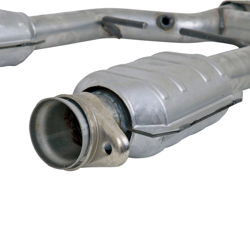 BBK 96-04 Mustang 4.6 GT / Cobra Short Mid H Pipe w Catalytic Converters 2-1/2 For Long Tube Headers BBK H Pipes AXOPROS