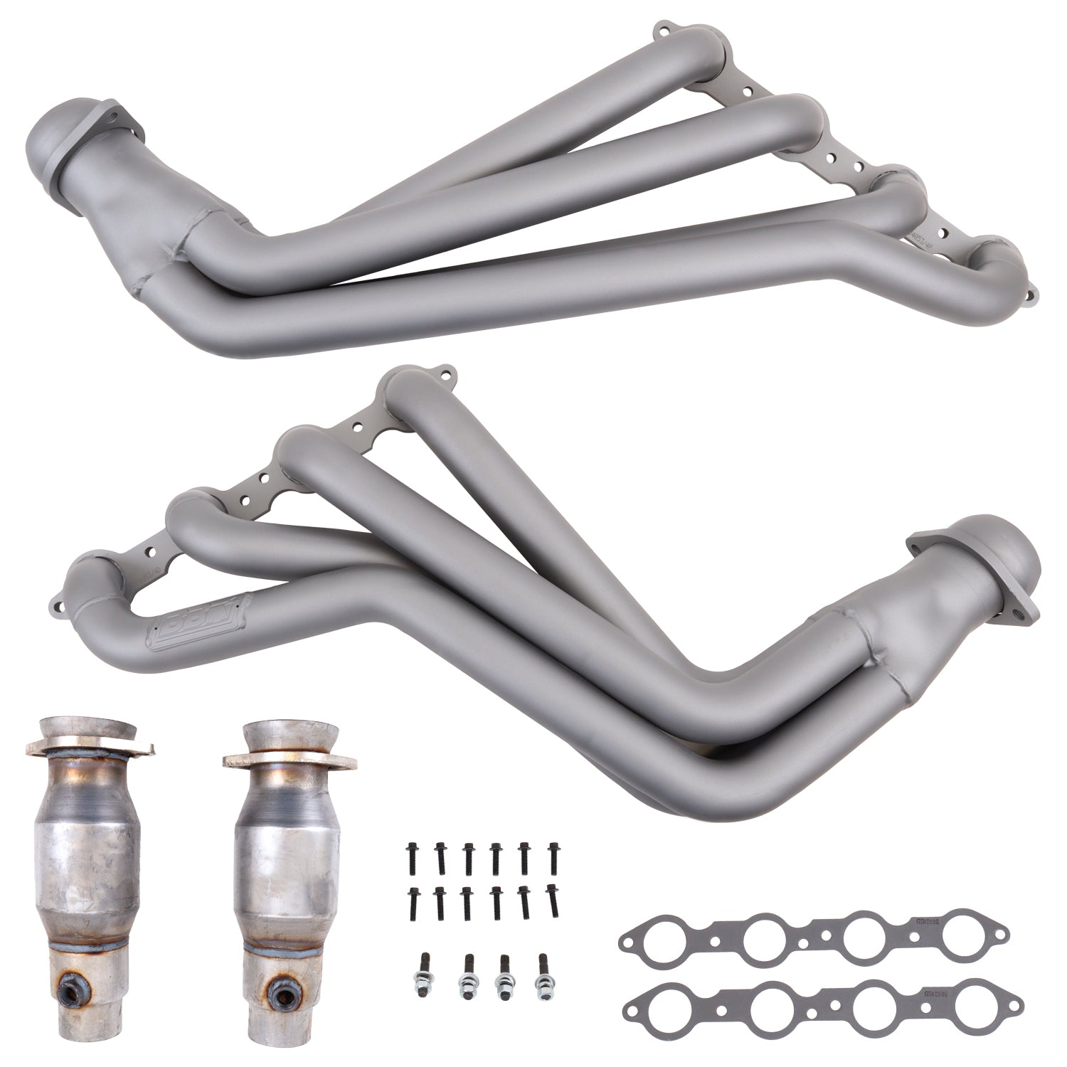 BBK CAMARO LS3/L99 1-7/8 LONG TUBE HEADERS W/CATS SYSTEM (CHROME) BBK Performance Parts Exhaust Header  AXOPROS