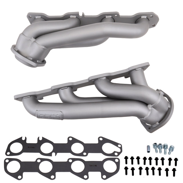 BBK DODGE 5.7L CHALLENGER CHARGER HEMI CARS 1-3/4 SHORTY HEADERS (CHROME) BBK Performance Parts Exhaust Header  AXOPROS