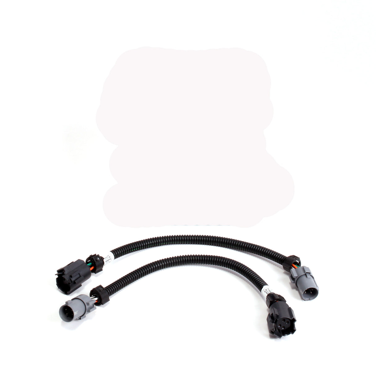 BBK DODGE O2 SENSOR EXTENSIONS 4 PIN ROUND STYLE - 12" (PAIR) BBK Performance Parts Oxygen Sensor Wiring Harness AXOPROS