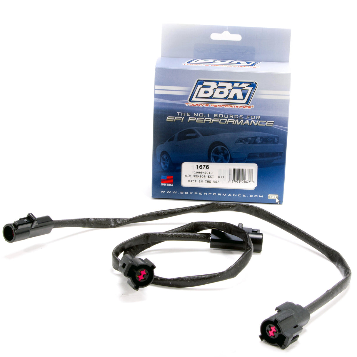 BBK FORD BBK O2 SENSOR 4 WIRE O2 HARNESS EXTENSIONS (2) (PAIR) BBK Performance Parts Oxygen Sensor Wiring Harness  AXOPROS