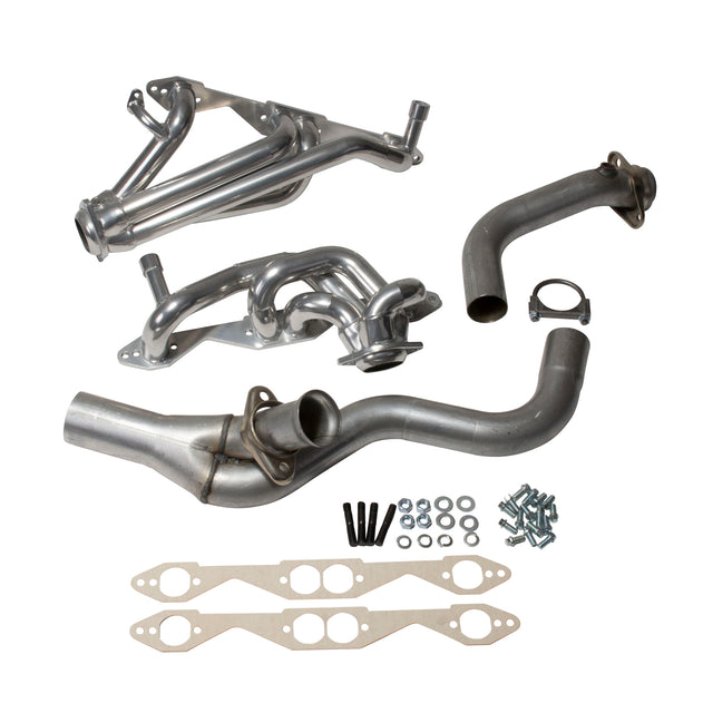 BBK GM LT-1 SINGLE CAT 1-5/8 SHORTY HEADERS (CERAMIC) BBK Performance Parts Exhaust Header  AXOPROS