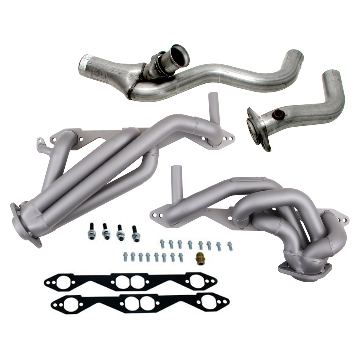 BBK GM LT-1 SINGLE CAT 1-5/8 SHORTY HEADERS (CHROME) BBK Performance Parts Exhaust Header  AXOPROS
