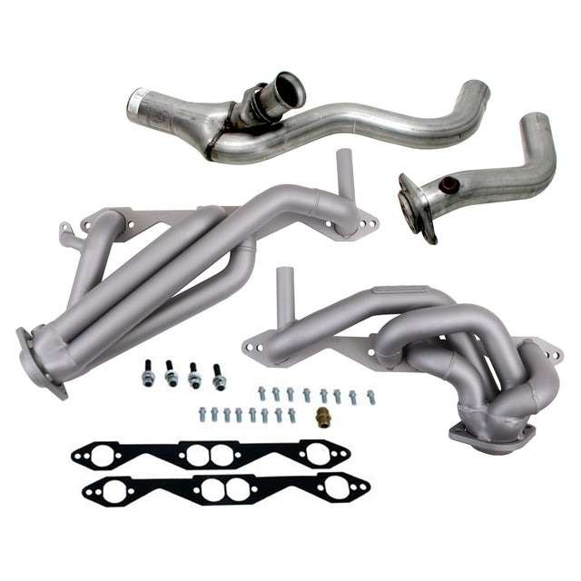 BBK GM LT-1 SINGLE CAT 1-5/8 SHORTY HEADERS (CHROME) BBK Performance Parts Exhaust Header  AXOPROS