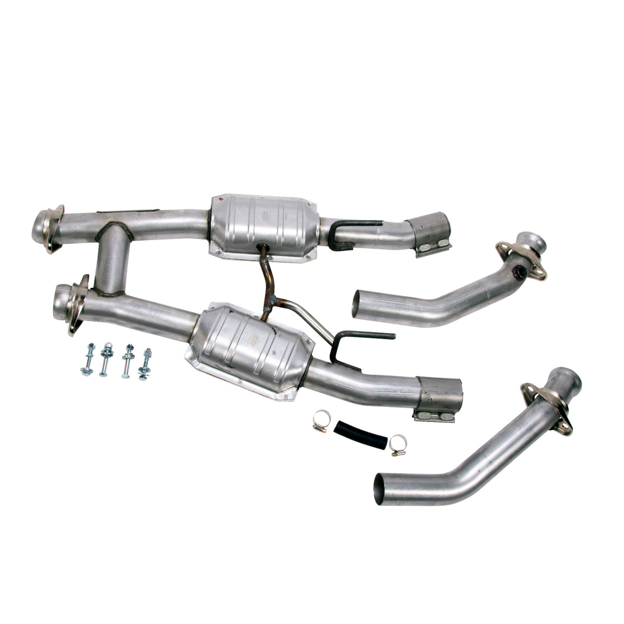 BBK MUSTANG 5.0 2.5 FULL H PIPE W/CONVERTERS BBK Performance Parts Exhaust Pipe AXOPROS
