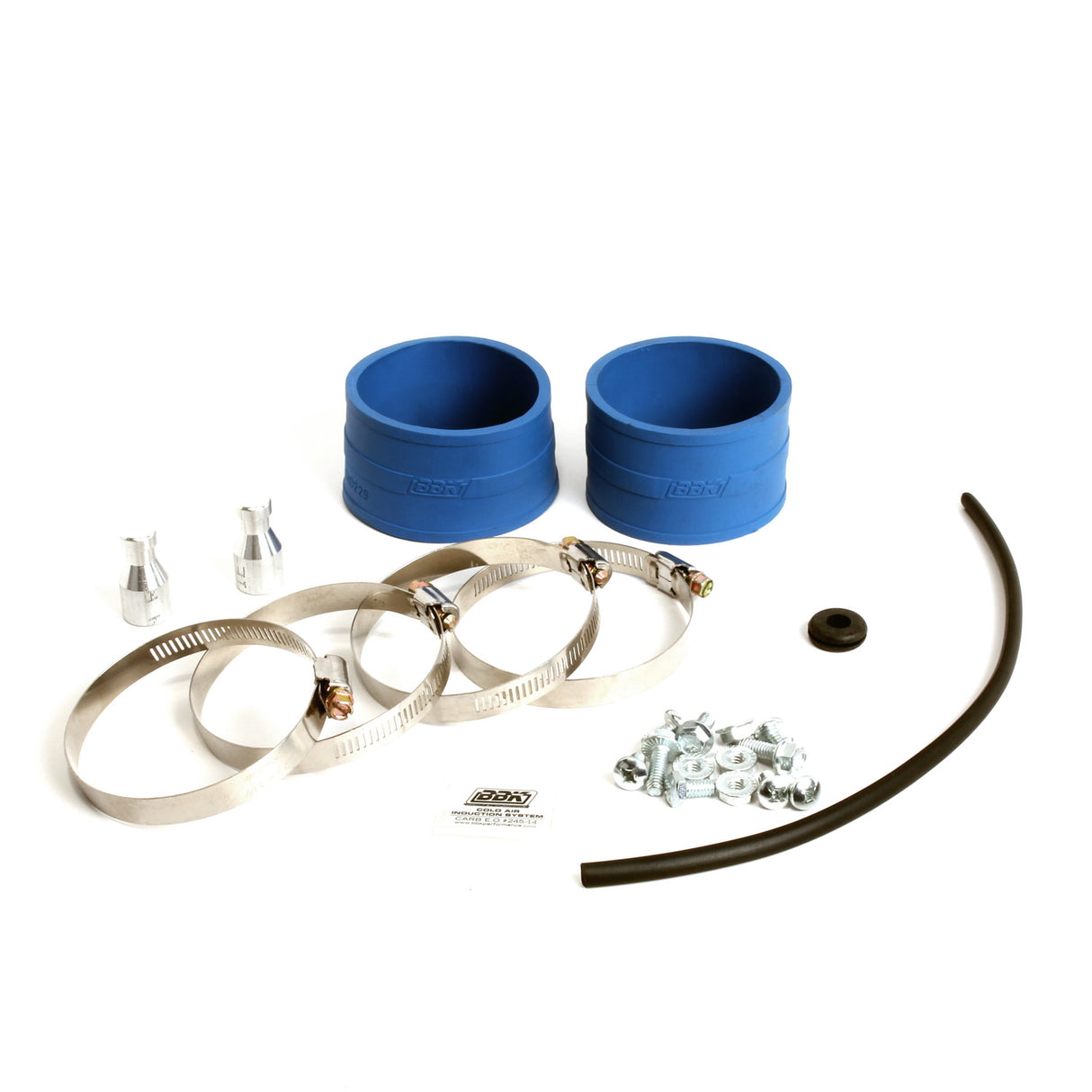 BBK MUSTANG 5.0 COLD AIR INTAKE - FENDERWELL STYLE (Powder Coated Chrome) BBK Performance Parts Engine Cold Air Intake  AXOPROS