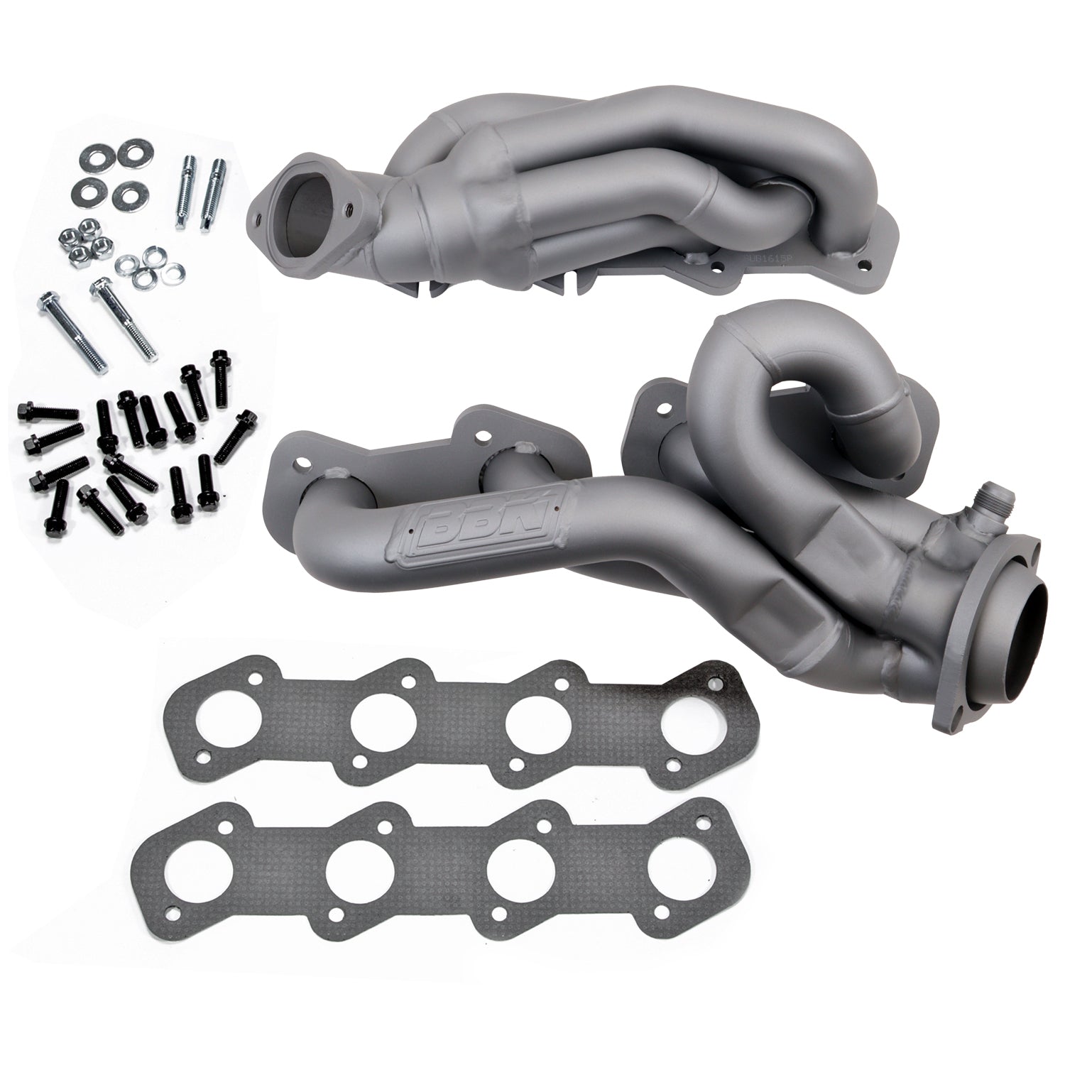 BBK MUSTANG GT 1-5/8 SHORTY TUNED LENGTH HEADERS (CHROME) BBK Performance Parts Exhaust Header  AXOPROS