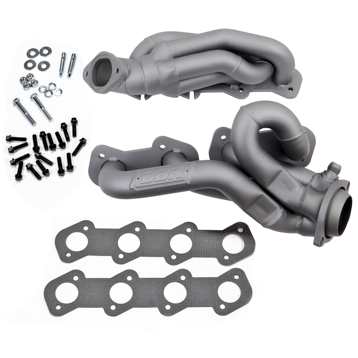 BBK MUSTANG GT 1-5/8 SHORTY TUNED LENGTH HEADERS (CHROME) BBK Performance Parts Exhaust Header  AXOPROS