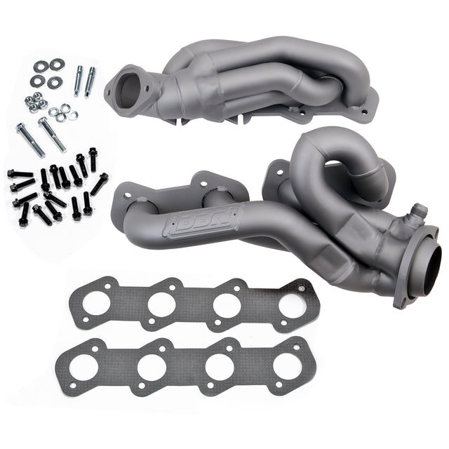 BBK MUSTANG GT 1-5/8 SHORTY TUNED LENGTH HEADERS (CHROME) BBK Performance Parts Exhaust Header  AXOPROS