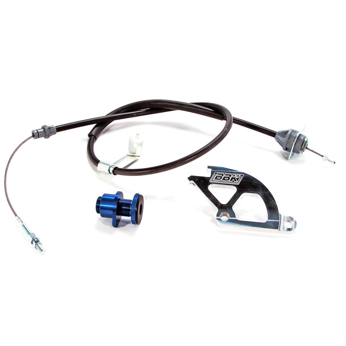 BBK MUSTANG HD ADJ CLUTCH CABLE QUADRANT & FW ADJUSTER BBK Performance Parts Clutch Cable Kit AXOPROS