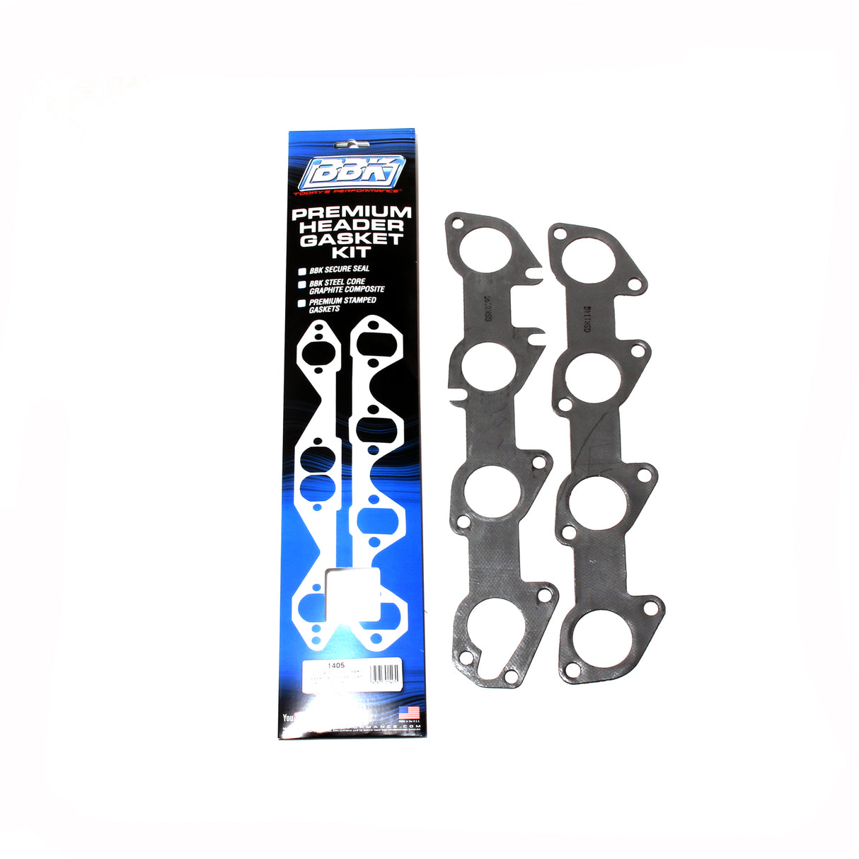 BBK PREMIUM HEADER GASKET SET DODGE 5.7 / 6.1L HEMI (PAIR) BBK Performance Parts Exhaust Manifold Gasket Set  AXOPROS