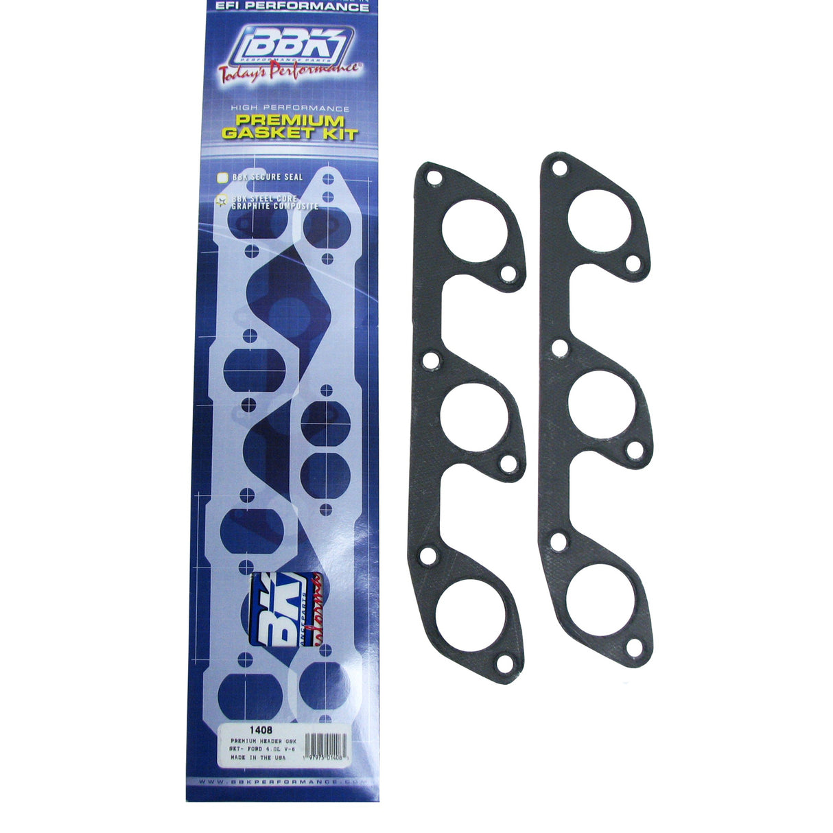 BBK PREMIUM HEADER GASKET SET FORD 4.0L V6 (PAIR) BBK Performance Parts Exhaust Manifold Gasket Set  AXOPROS